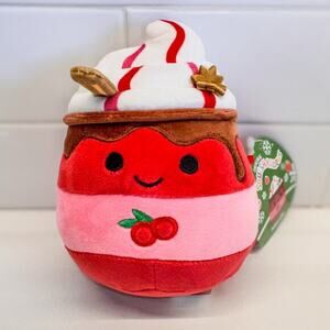 NWT - Maude, The Cranberry Mocha, Holiday 2024 Plush Squishmallow, 11”